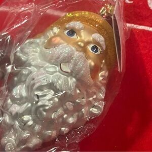 Christopher Radko - 'Two's Company' Mr. & Mrs. Claus Ornament  00-106-0 NIP, BOX